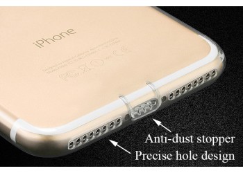 iphone 7 plus anti-dust hoesje transparant TPU Case Cover