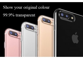 iphone 7 plus lucent hoesje transparant TPU Case Cover