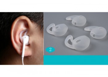 2 stuk antislip ear tips oordopjes iphone hoofdtelefoon