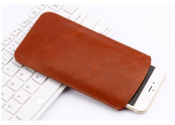 iphone 7 plus voor Samsung Huawei Luxe leather Hoesje case Rood