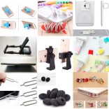 16 in 1 mobile phone accessories voor Statief Mount Mobiele Telefoon Clip Houder + Stand + Vinger Ring + Snoeropwinder + zuignap + oorkussens +  Simkaart pin +  kabel beschermer + dust plug 