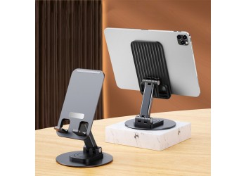 Metalen Telefoon Houder 360 Rotatie Draagbare Universele Bureau Telefoon Houder Verstelbare Tablet Stand