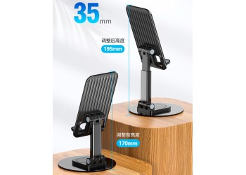 Metalen Telefoon Houder 360 Rotatie Draagbare Universele Bureau Telefoon Houder Verstelbare Tablet Stand