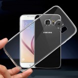 samsung s6 edge lucent hoesje transparant TPU Case Cover