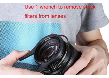 2 stuk Camera lens filter moersleutel removal tool 62-77mm