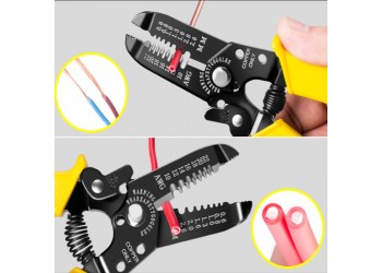 Draagbare Hand Tool 7 In 1 Quick Striptang Awg Reparatie Tool Draad En kabel Automatische Kniptang