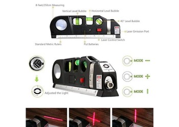 Laser Level Horizon Verticale Maatregel Aligner Standaard En Metrische Heersers Multipurpose Maatregel Niveau Laser