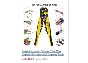 8 Inch Twisting Wire Tool Kabel Striptang Krimpen Terminals Automatische Elektricien Snijden