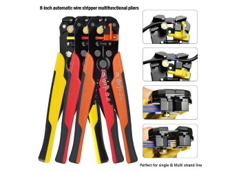 8 Inch Twisting Wire Tool Kabel Striptang Krimpen Terminals Automatische Elektricien Snijden