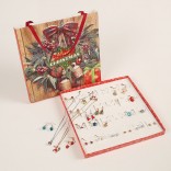 24 in 1 kerst geschenkdoos ketting Oorhaak Oorbellen creatief eenvoudige