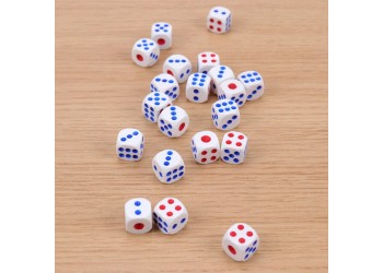 20 stuk Dices 13.8mm Dobbelstenen Standaard Zes Zijdige Verjaardagsfeestjes Board Game