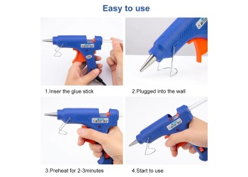 100W Hot Melt Lijmpistool Met 10 stuk 11*200mm Lijm Sticks Industriële Mini Guns DIY 