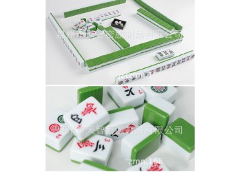 30mm Top-kwaliteit Mahjong Acryl Majiang Set Tafel Spel Met Arabische cijfers en Engelse letters