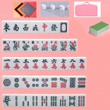 4 in 1 20mm Top-kwaliteit Mini Travelling Mahjong Draagbare Acryl Majiang Set 