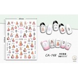 3D Nagel Sticker Coole stickers voor nagel folie Fashion Manicure Stickers Nagels CA-148 Heilige Jezus