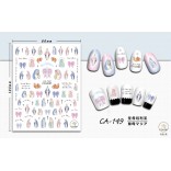 3D Nagel Sticker Coole stickers voor nagel folie Fashion Manicure Stickers Nagels CA-149 Maagd Maria