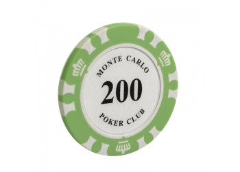 5 stuk Professionele Upscale Klei Casino Texas Poker Chips 14G waarde 200