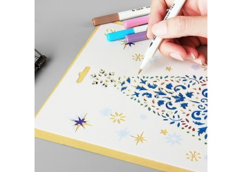 16 in 1 Kaart DIY Album Masking Spray Geschilderd Template Tekening Stencils Schilderen Scrapbooking Card Dieren