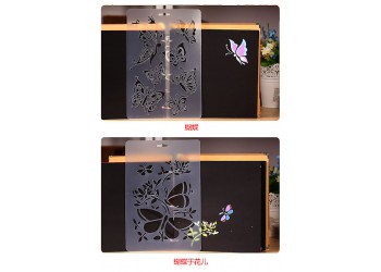 21 in 1 Kaart DIY Album Masking Spray Geschilderd Template Tekening Stencils Schilderen Scrapbooking Card 