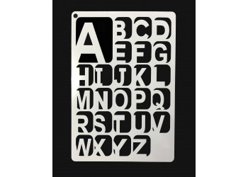 24 in 1 Kaart DIY Album Masking Spray Geschilderd Template Tekening Stencils Schilderen Scrapbooking Card Alfabet