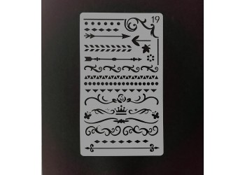 30 in 1 Kaart DIY Album Masking Spray Geschilderd Template Tekening Stencils Schilderen Scrapbooking Card 