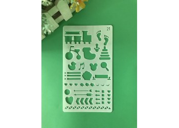 30 in 1 Kaart DIY Album Masking Spray Geschilderd Template Tekening Stencils Schilderen Scrapbooking Card 