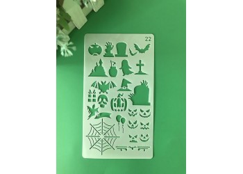 30 in 1 Kaart DIY Album Masking Spray Geschilderd Template Tekening Stencils Schilderen Scrapbooking Card 