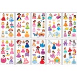 10 stuk Tattoo Sticker Gezicht Hand Cartoon Nep Tatoo Tijdelijke Waterdichte Taty model GZ Prinses
