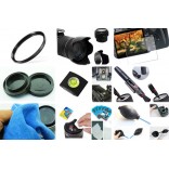 10 in 1 accessories kit voor Canon 250D + EF-S 18-55mm DC