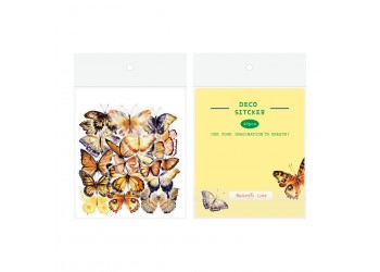 40 stuk vlinder love Transparant stickers voor kinderen en volwassenen Beloningsstickers Journal Laptop Telefoon Stickers
