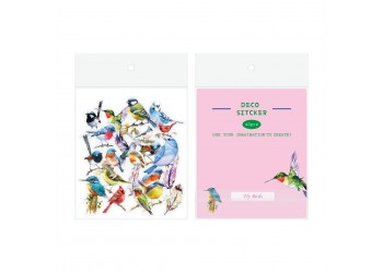 40 stuk vlieg vogels Transparant stickers voor kinderen en volwassenen Beloningsstickers Journal Laptop Telefoon Stickers