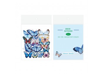 40 stuk fantoom vlinder Transparant stickers voor kinderen en volwassenen Beloningsstickers Journal Laptop Telefoon Stickers