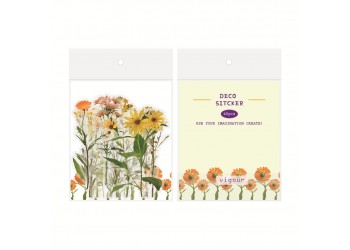 40 stuk vigour bloem Transparant stickers voor kinderen en volwassenen Beloningsstickers Journal Laptop Telefoon Stickers