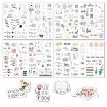 230 stuk bruiloft wedding Cartoon stickers voor kinderen en volwassenen Beloningsstickers Journal Laptop Telefoon Stickers