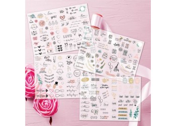 230 stuk bruiloft wedding Cartoon stickers voor kinderen en volwassenen Beloningsstickers Journal Laptop Telefoon Stickers