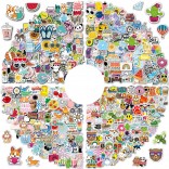 400 stuk Cartoon stickers voor kinderen en volwassenen Beloningsstickers Journal Laptop Telefoon Stickers