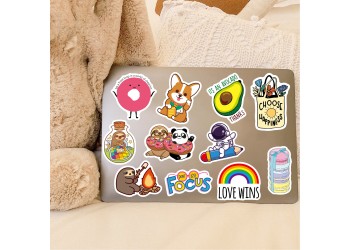 400 stuk Cartoon stickers voor kinderen en volwassenen Beloningsstickers Journal Laptop Telefoon Stickers