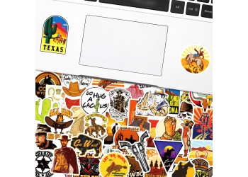 50 stuk cowboy Cartoon stickers voor kinderen en volwassenen Beloningsstickers Journal Laptop Telefoon Stickers