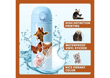 50 stuk dier animal Cartoon stickers voor kinderen en volwassenen Beloningsstickers Journal Laptop Telefoon Stickers