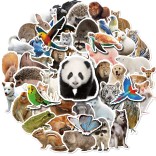 50 stuk dier animal Cartoon stickers voor kinderen en volwassenen Beloningsstickers Journal Laptop Telefoon Stickers