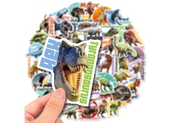 50 stuk dinosaurus jurassic park Cartoon stickers voor kinderen en volwassenen Beloningsstickers Journal Laptop Telefoon Stickers