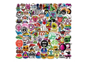 100 stuk graffiti rebels cool Cartoon stickers voor kinderen en volwassenen Beloningsstickers Journal Laptop Telefoon Stickers