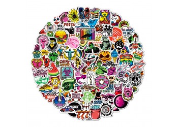 100 stuk graffiti rebels cool Cartoon stickers voor kinderen en volwassenen Beloningsstickers Journal Laptop Telefoon Stickers