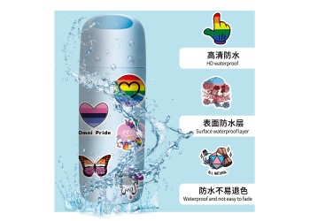 63 stuk homo gay lesbienne Cartoon stickers voor kinderen en volwassenen Beloningsstickers Journal Laptop Telefoon Stickers