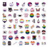 63 stuk homo gay lesbienne Cartoon stickers voor kinderen en volwassenen Beloningsstickers Journal Laptop Telefoon Stickers