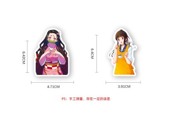 50 stuk japanse anime schoonheid Cartoon stickers voor kinderen en volwassenen Beloningsstickers Journal Laptop Telefoon Stickers