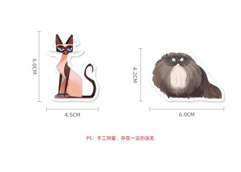 50 stuk kat cat Cartoon stickers voor kinderen en volwassenen Beloningsstickers Journal Laptop Telefoon Stickers