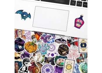 50 stuk magie magic Cartoon stickers voor kinderen en volwassenen Beloningsstickers Journal Laptop Telefoon Stickers