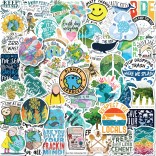 50 stuk milieuvriendelijk Cartoon stickers voor kinderen en volwassenen Beloningsstickers Journal Laptop Telefoon Stickers