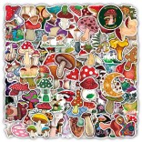 100 stuk paddestoel Cartoon stickers voor kinderen en volwassenen Beloningsstickers Journal Laptop Telefoon Stickers